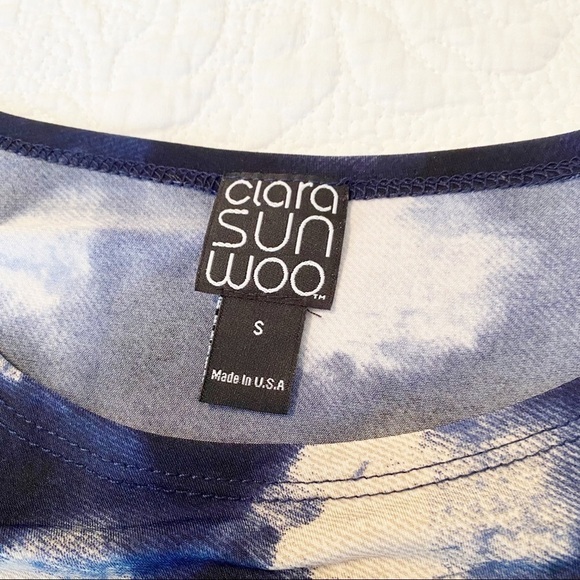 Clara Sun Woo Knot Front Bell Sleeve Top - S - Picture 5 of 10